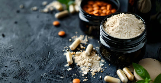 The Ultimate Guide to Choosing the Right Supplements for Your Lifestyle with various supplements and powders.