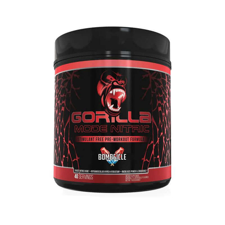 Stimulant Free Pre-Workout - Nitric Pump Formula container with 40 servings, promoting enhanced workout performance.