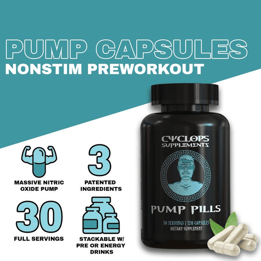 Nonstim Pre-Workout Pump Capsule Supplements