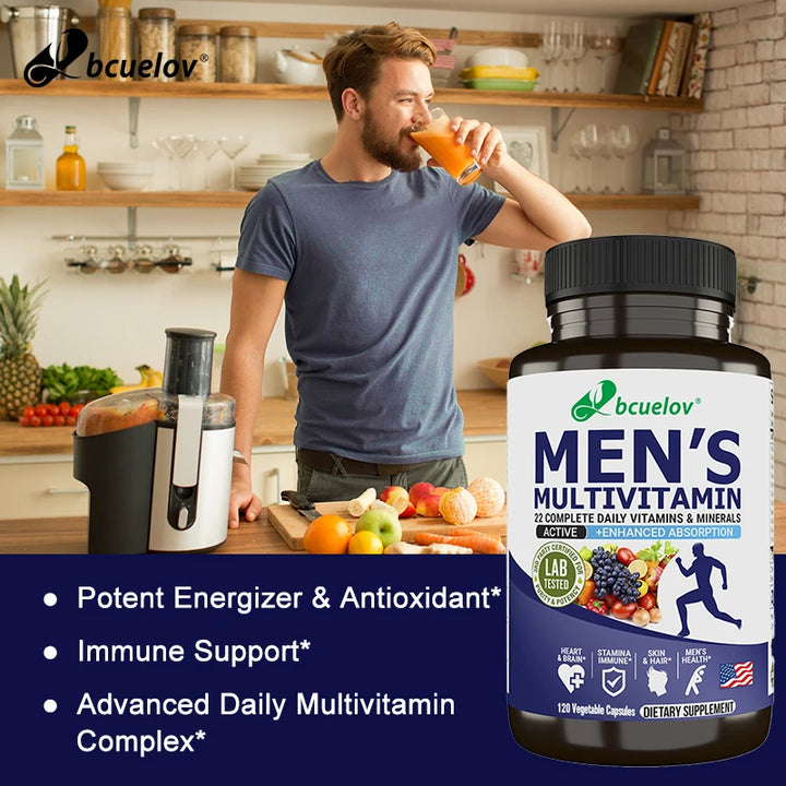Men’s Multivitamin &amp; Mineral Capsules – Daily Wellness