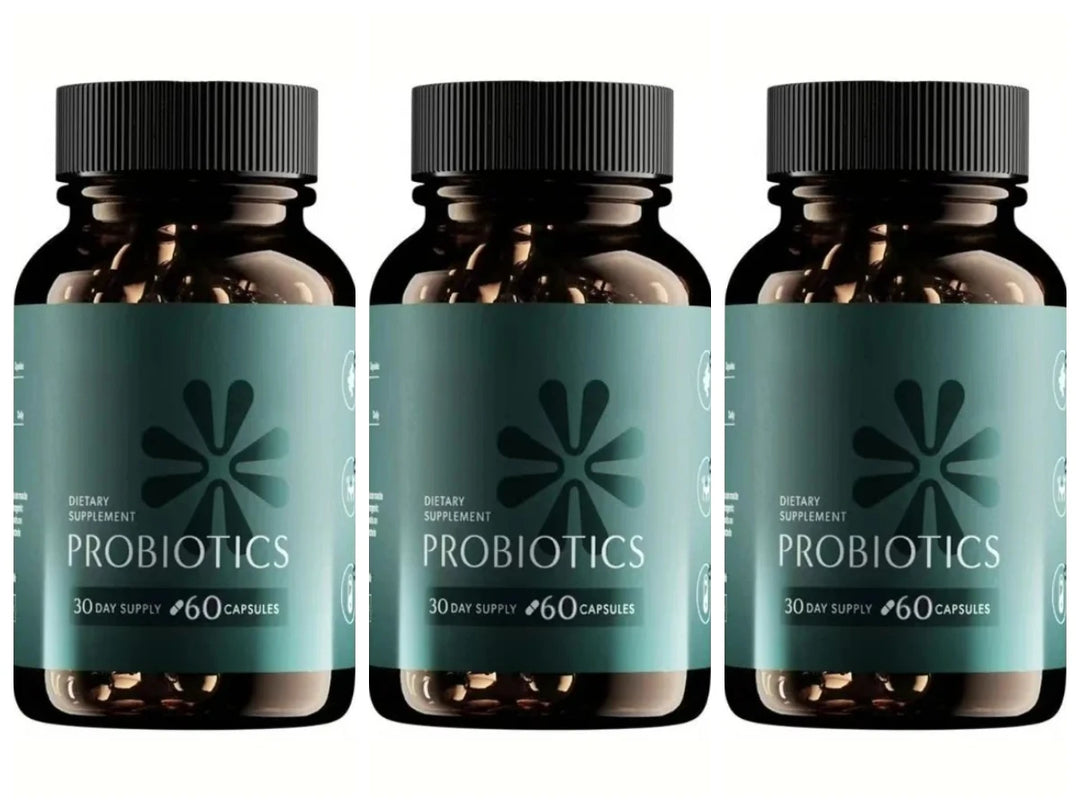 Probiotic Capsules with Prebiotic Plant Fiber – 60 Capsules