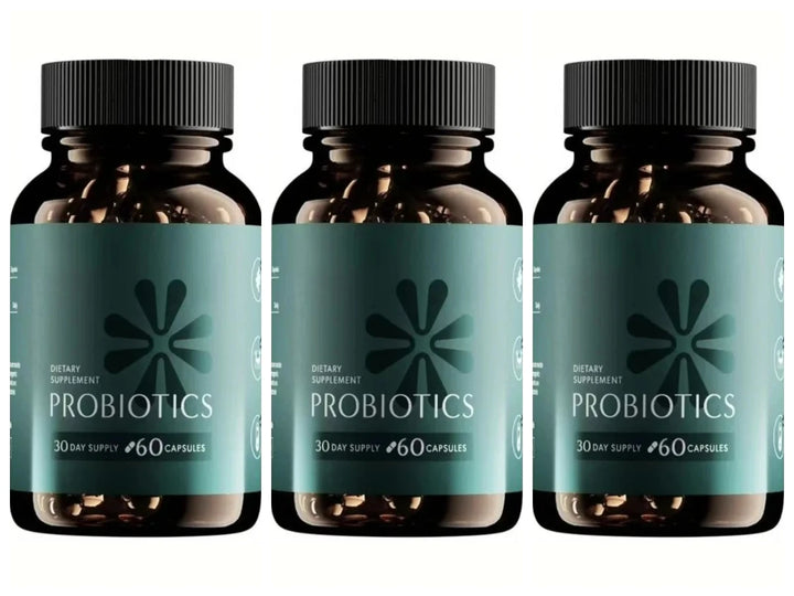 Probiotic Capsules with Prebiotic Plant Fiber – 60 Capsules