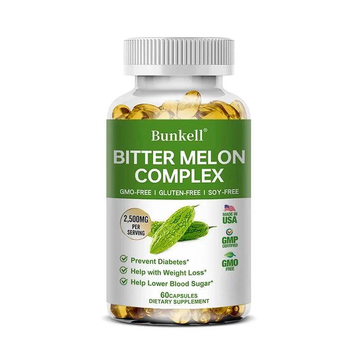 Bitter Melon Extract - Helps balance blood sugar and blood lipids, promotes overall metabolic health, weight management,