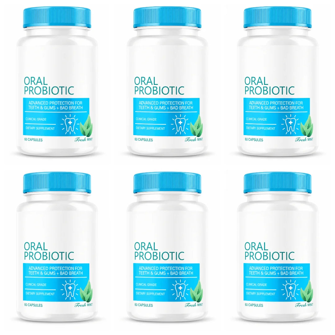 Oral Probiotic Capsules – Fresh Breath, Teeth &amp; Gum Support