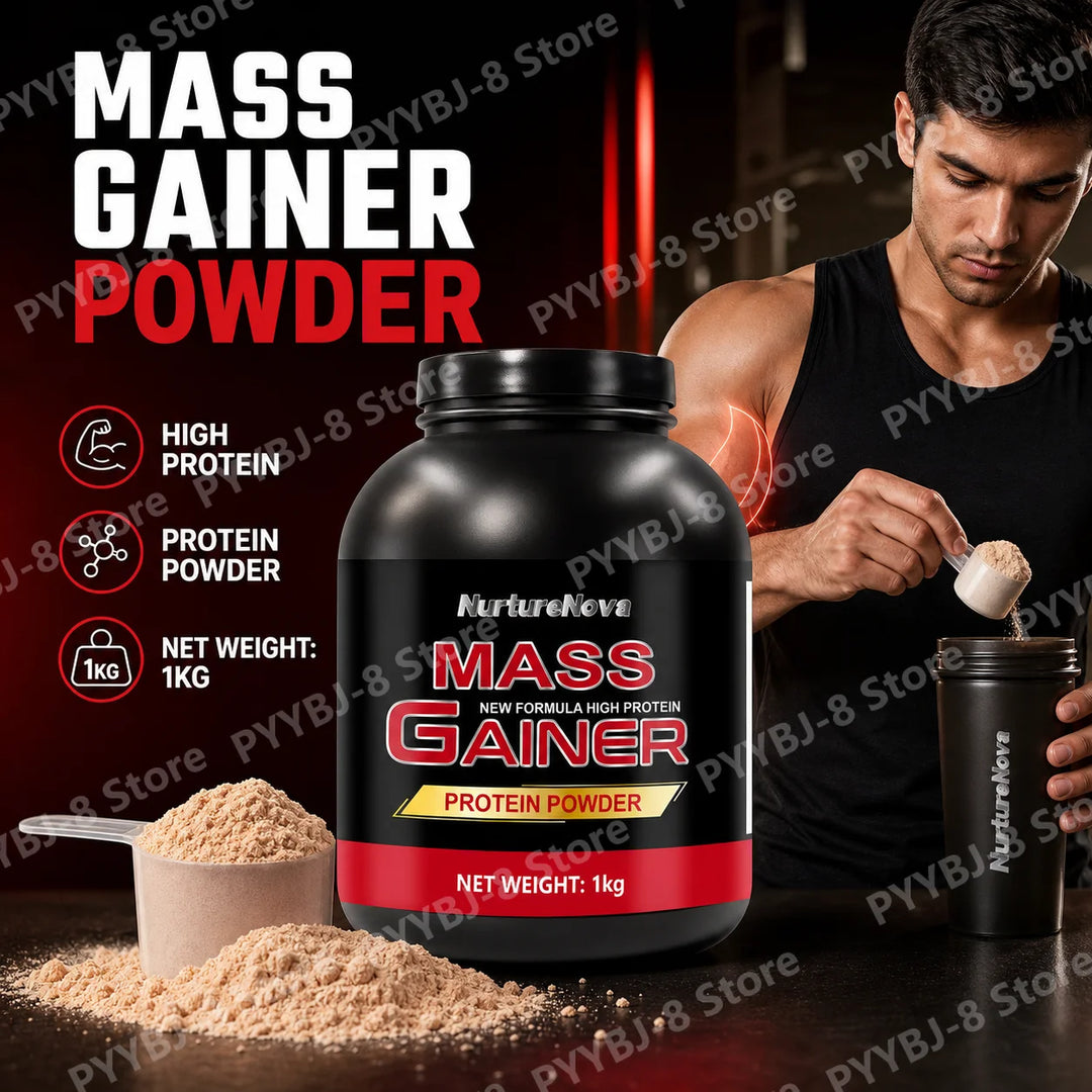 NurtureNova Mass Gainer Protein Powder – 1kg