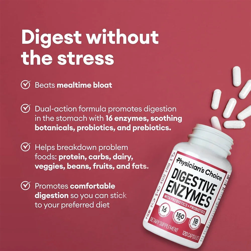 Organic Digestive Enzymes – Digestion &amp; Gut Health Support