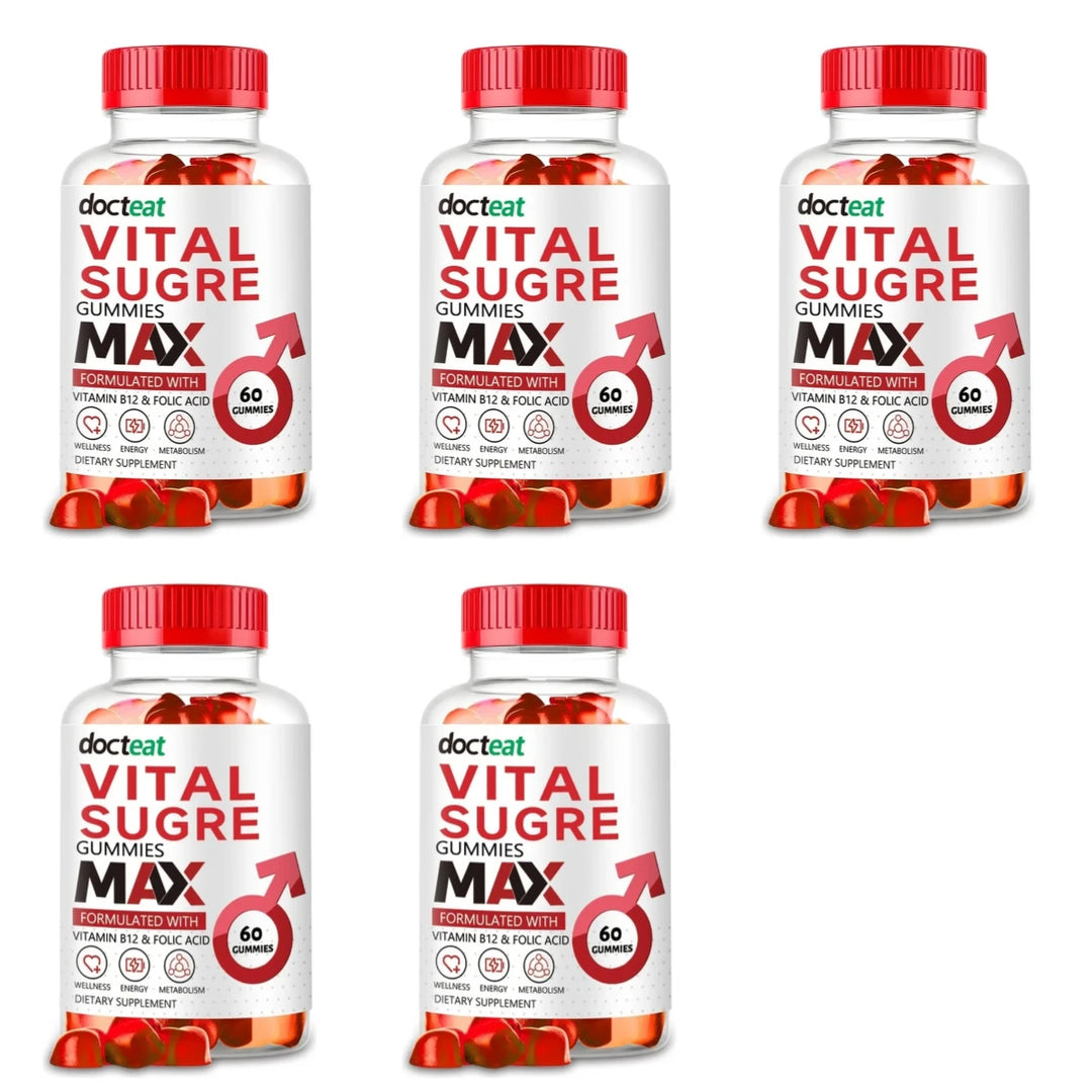 Men’s Energy Gummies – Beet Root, B12 &amp; Folic Acid