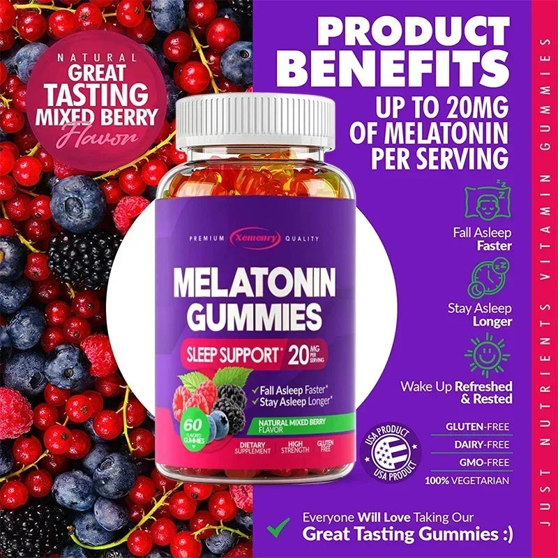 Melatonin Gummies – Sleep, Relaxation &amp; Wellness Support