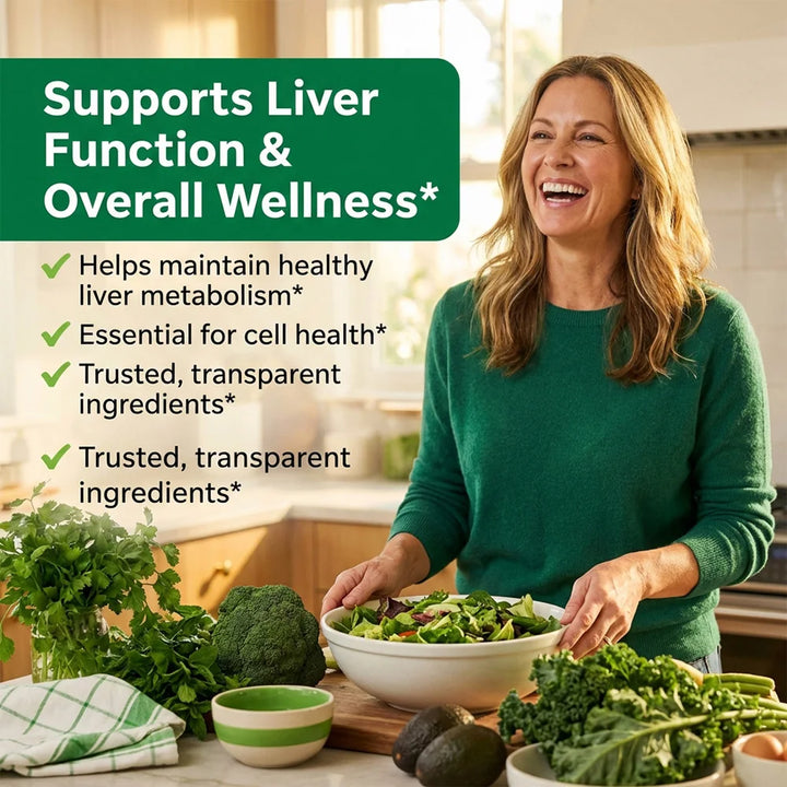 Choline 500mg Capsules – Cognitive &amp; Liver Support