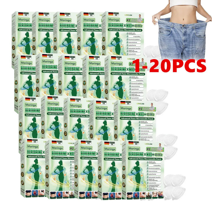 Moringa Berberine NAD+ Microneedle Patch – Weight Management