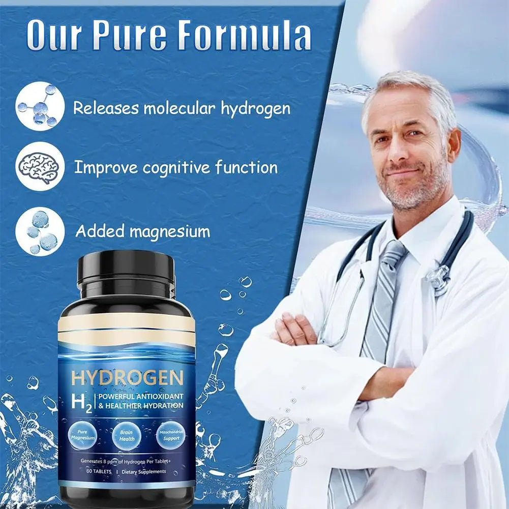 Hydrogen Water Tablets – Dissolvable Mineral &amp; Hydration Support