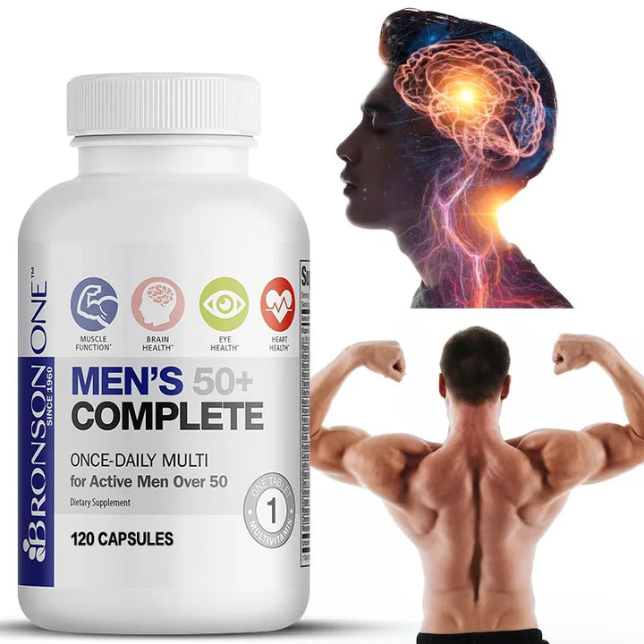Men’s 50+ Multivitamin &amp; Multimineral – 120 Capsules