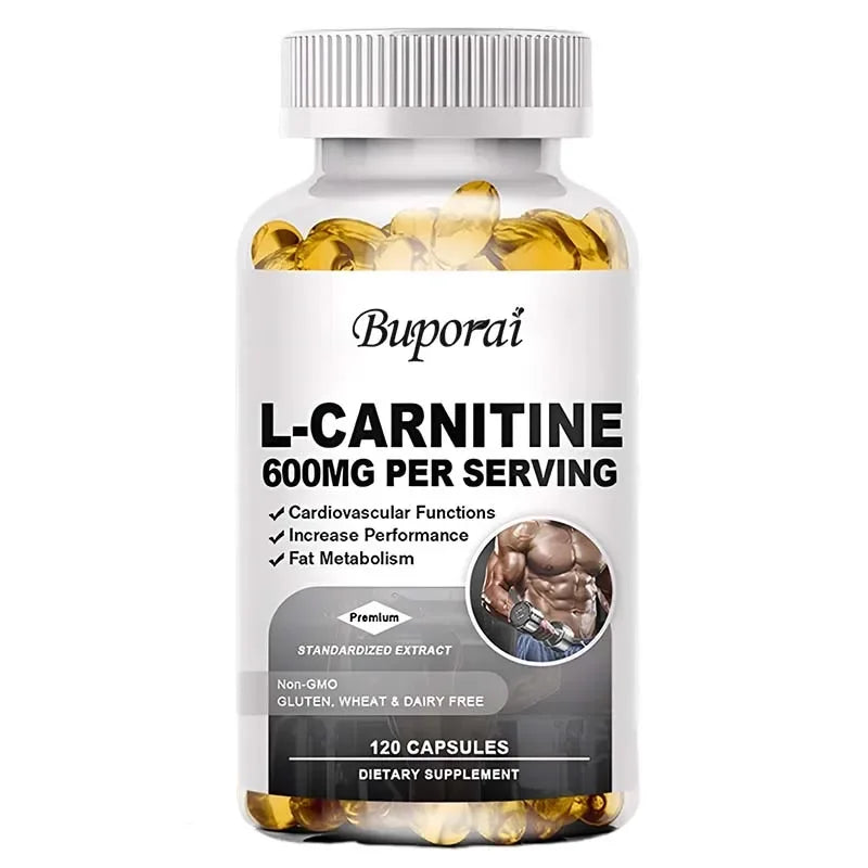 L-Carnitine 600mg Capsules – Fat &amp; Energy Support