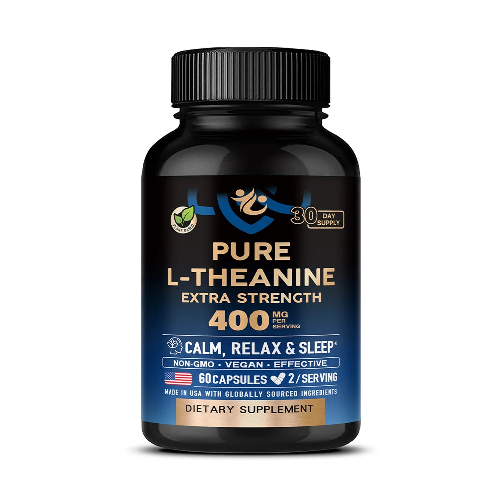 L-Theanine Capsules – Stress, Mood &amp; Focus Support