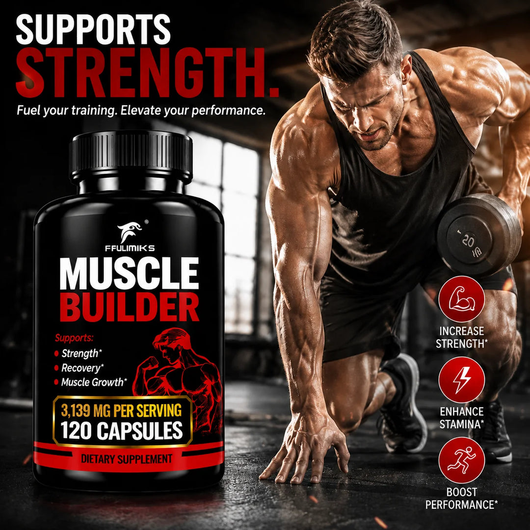 Muscle Builder Sports Capsules – Strength &amp; Recovery Support