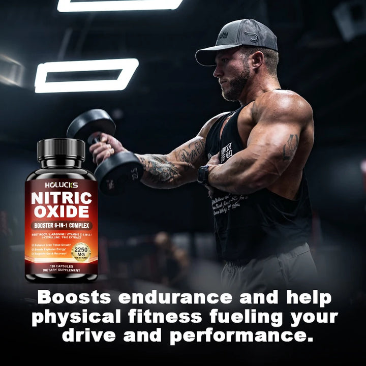 Nitric Oxide Pre-Workout Booster – Energy &amp; Endurance