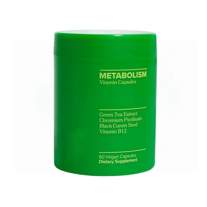 Green Tea &amp; Vitamin B12 Capsules – Metabolism &amp; Antioxidant Support