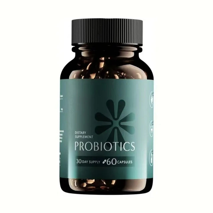 Probiotic Capsules with Prebiotic Plant Fiber – 60 Capsules