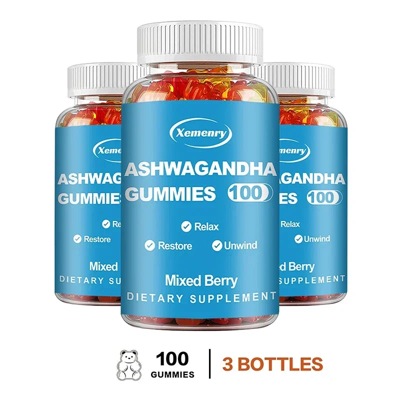 Ashwagandha Gummies – Stress, Sleep &amp; Energy Support