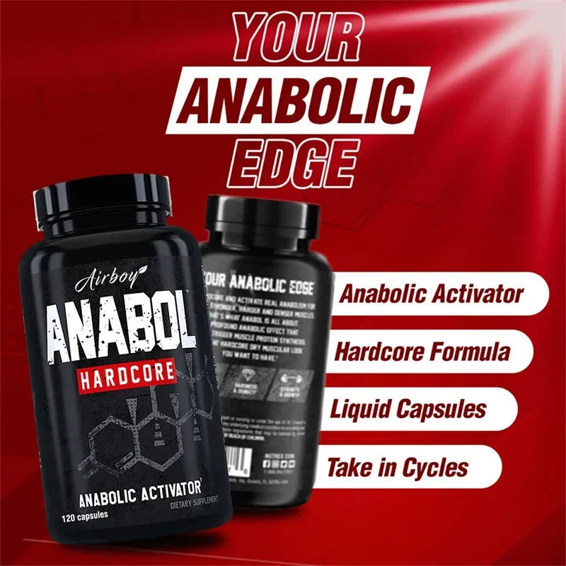 Anabol Hardcore Supplement - Helps Build Lean, Firm, High-quality Muscle,Promoting Muscle Growth,Recovery &amp; Strength Enhancement