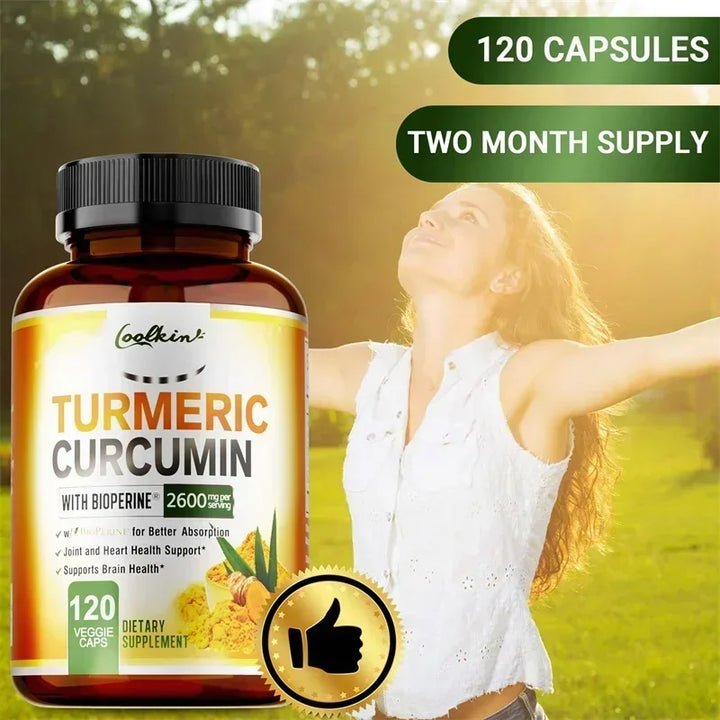 Turmeric Curcumin 95% Capsules – Joint &amp; Antioxidant Support