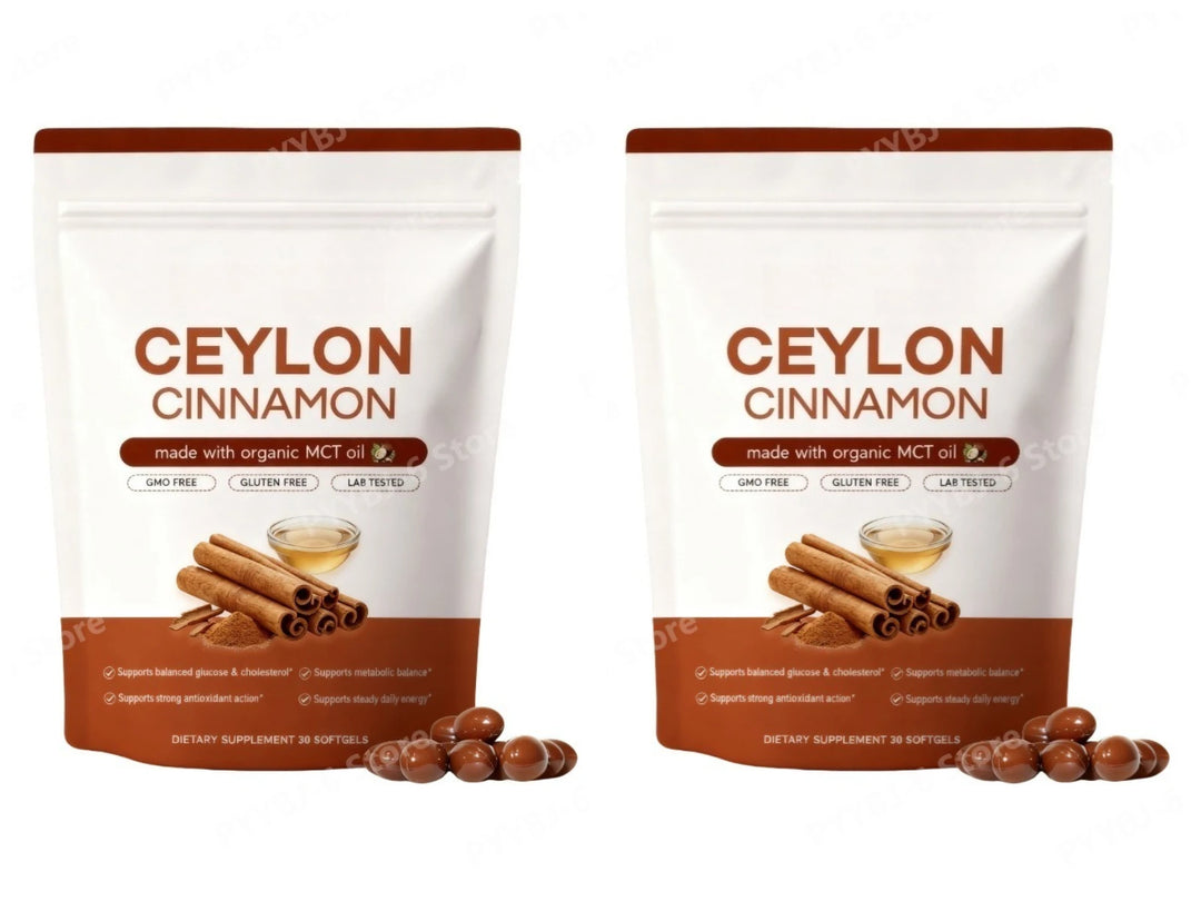 Ceylon Cinnamon Softgels with MCT Oil – Digestive &amp; Antioxidant Support