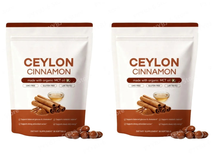 Ceylon Cinnamon Softgels with MCT Oil – Digestive &amp; Antioxidant Support