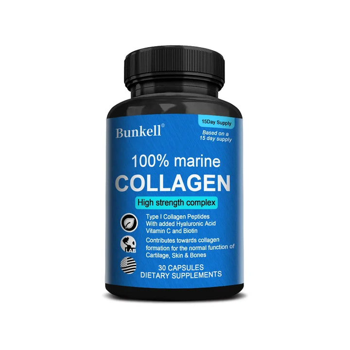 100% Marine Collagen Type 1 – Hyaluronic Acid &amp; Vitamin C
