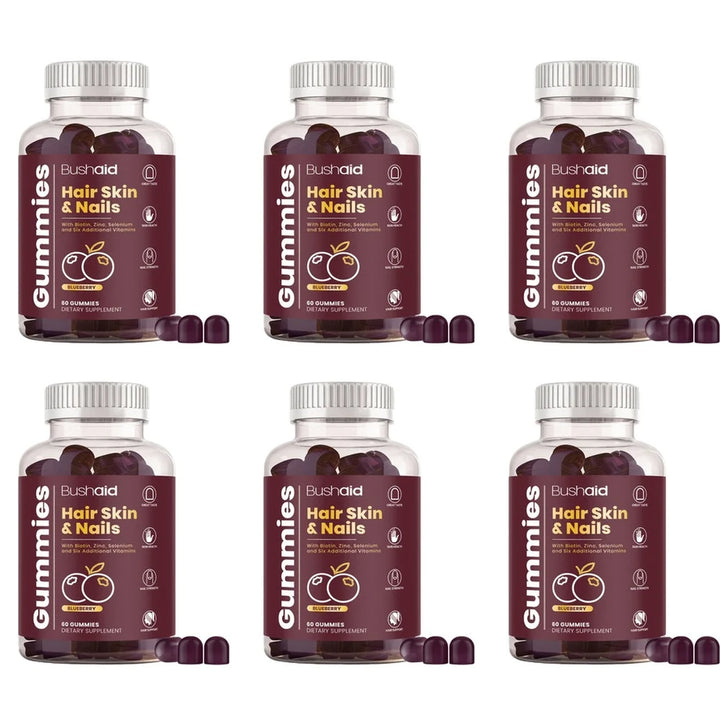 BushAid Hair, Skin &amp; Nails Gummies – Vitamin Complex