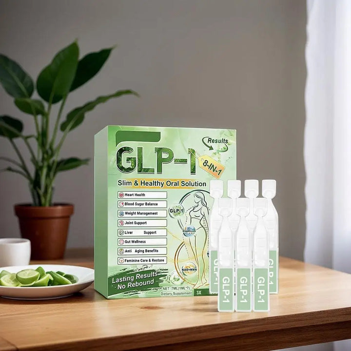 8in1 GLP-1 Body Care Drops Support Intestinal Health Balance Metabolism Blood Sugar And Promote Digestion And Body Shaping