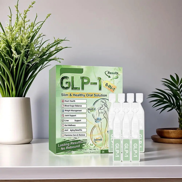 8in1 GLP-1 Body Care Drops Support Intestinal Health Balance Metabolism Blood Sugar And Promote Digestion And Body Shaping