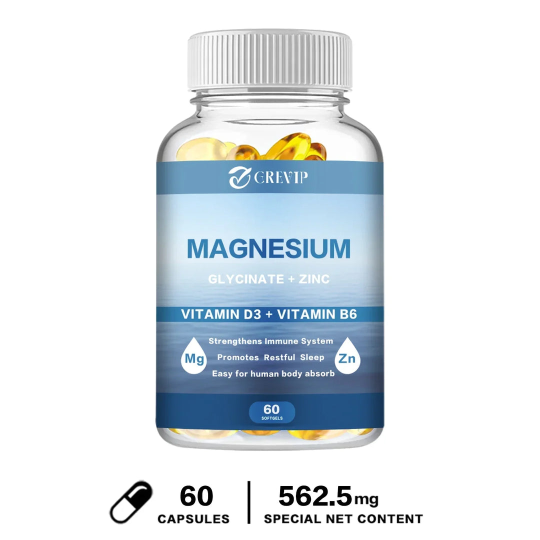Magnesium Glycinate 500mg with Zinc, D3 &amp; B6