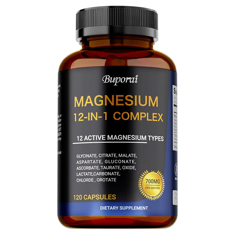 Magnesium Complex Capsules – Muscle, Bone &amp; Sleep Support