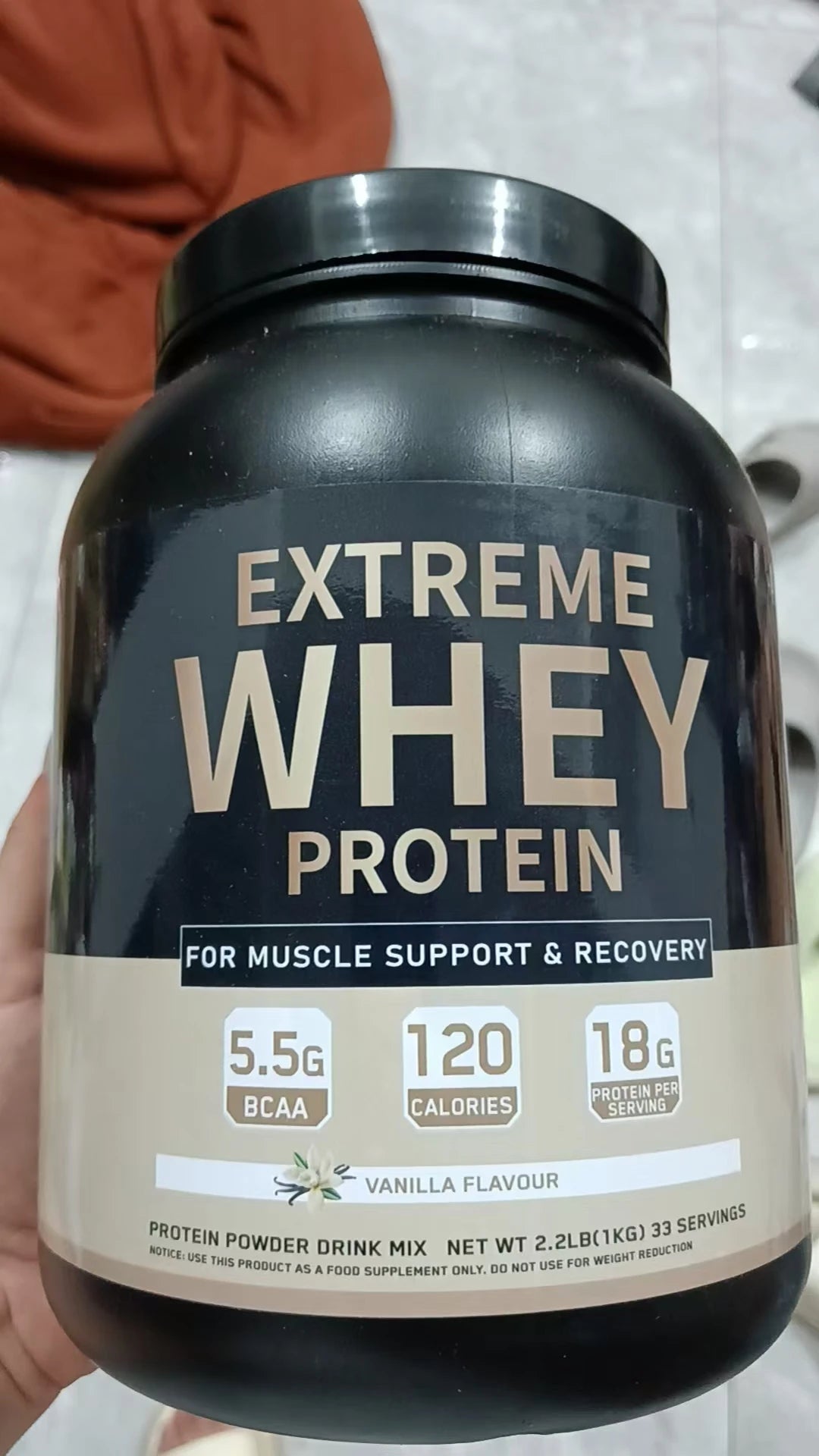 Whey Protein Powder – Vanilla 1kg | 18g Protein
