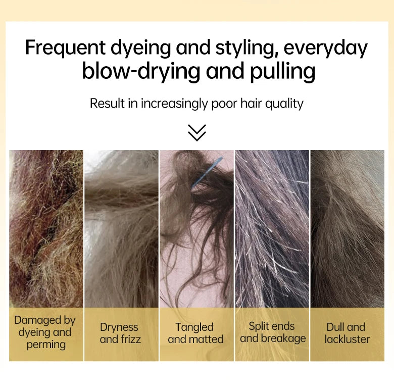 PURC 8 Seconds Repair Damaged Hair Mask Smoothing Soften Deep Conditioner Keratin Hair Treatment Strengthens Hair Care Product