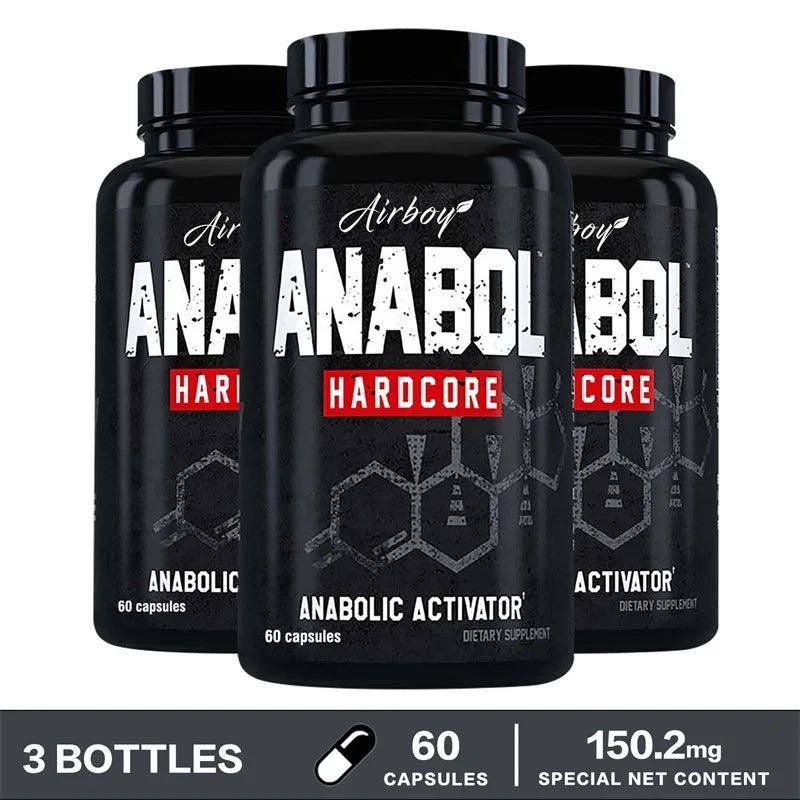 Anabol Hardcore Supplement - Helps Build Lean, Firm, High-quality Muscle,Promoting Muscle Growth,Recovery &amp; Strength Enhancement