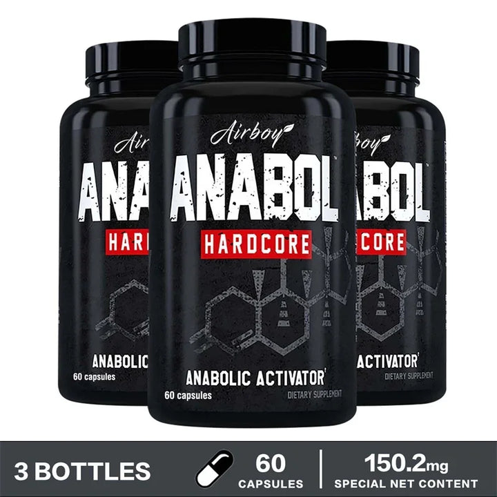 Anabol Hardcore Supplement - Helps Build Lean, Firm, High-quality Muscle,Promoting Muscle Growth,Recovery &amp; Strength Enhancement