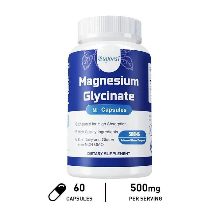 Magnesium Glycinate – Nerve, Muscle &amp; Sleep Support