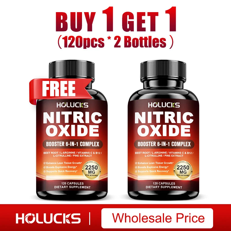 Nitric Oxide Pre-Workout Booster – Energy &amp; Endurance