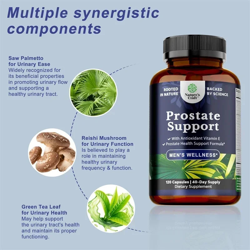 Men’s Prostate Health Capsules – Urinary &amp; Hair Support