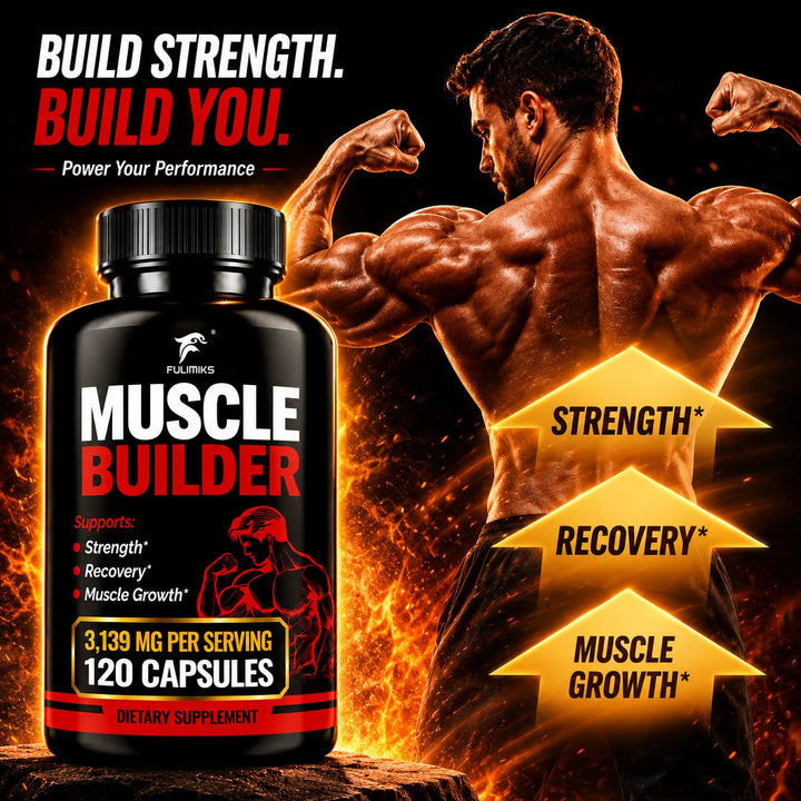 Muscle Builder Sports Capsules – Strength &amp; Recovery Support