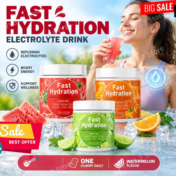 Electrolyte Drink Powder – Sodium, Potassium, Magnesium &amp; Vitamins
