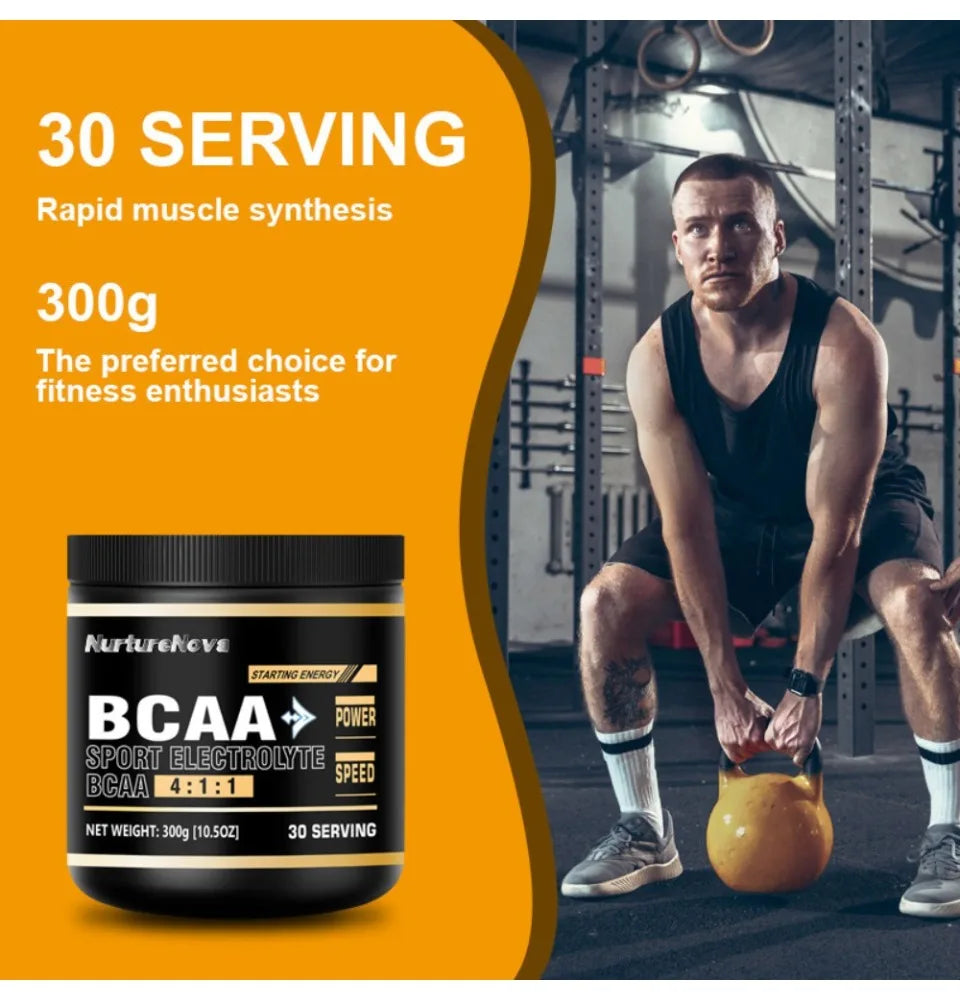 BCAA 4:1:1 Powder with Electrolytes – 300g