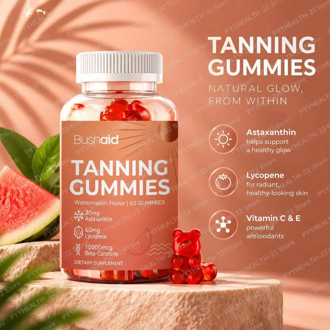 Tanning Gummies – Radiant Glow &amp; Even Skin Tone, Watermelon