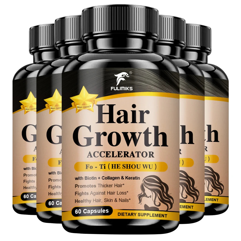 Hair Growth Vitamins Capsules – Hair, Skin &amp; Nails Support
