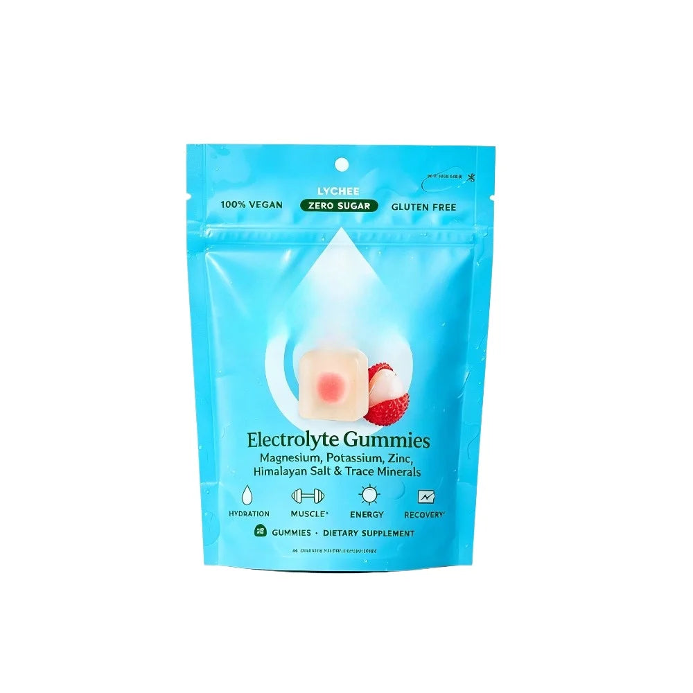 Electrolyte Gummies – Vegan, Zero Sugar, Magnesium, Potassium &amp; Vitamin C, 42 Count