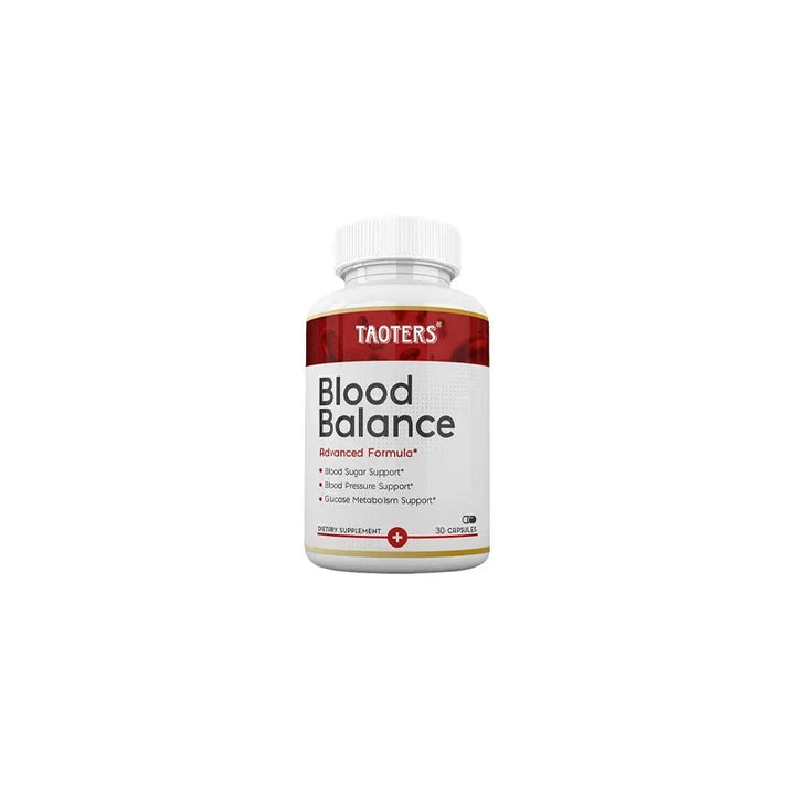 Natural Blood Balance Capsules - Vitamin C, B6,12,Hawthorn, Heart &amp; Blood Sugar Balance Circulation Support, Promotes Metabolism