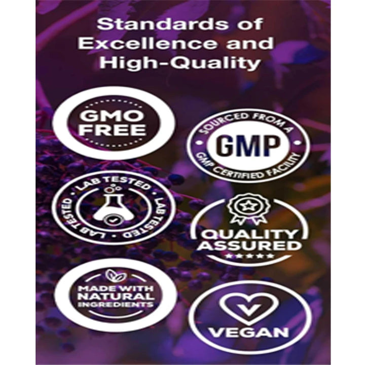 Elderberry Gummies with Vitamin C, D3 &amp; Zinc