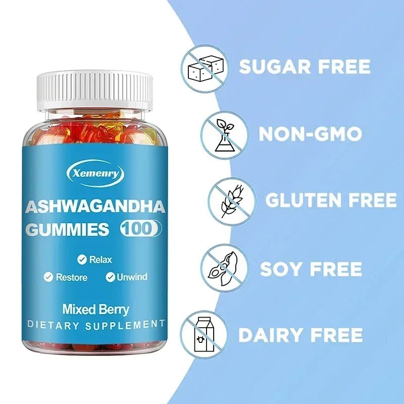 Ashwagandha Gummies – Stress, Sleep &amp; Energy Support