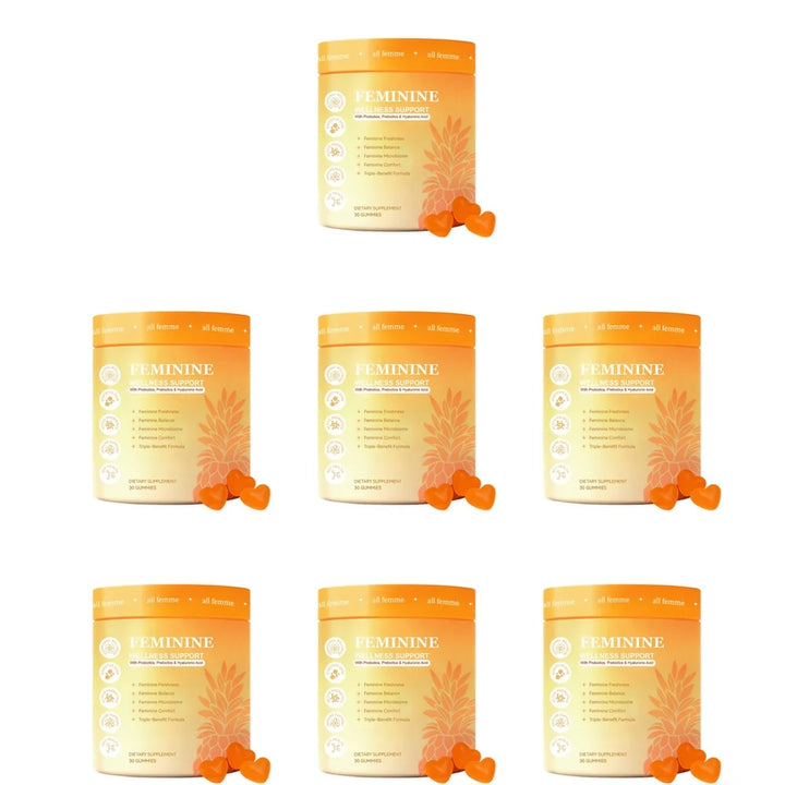 Women’s Feminine Wellness Gummies – B6, Zinc &amp; Inulin
